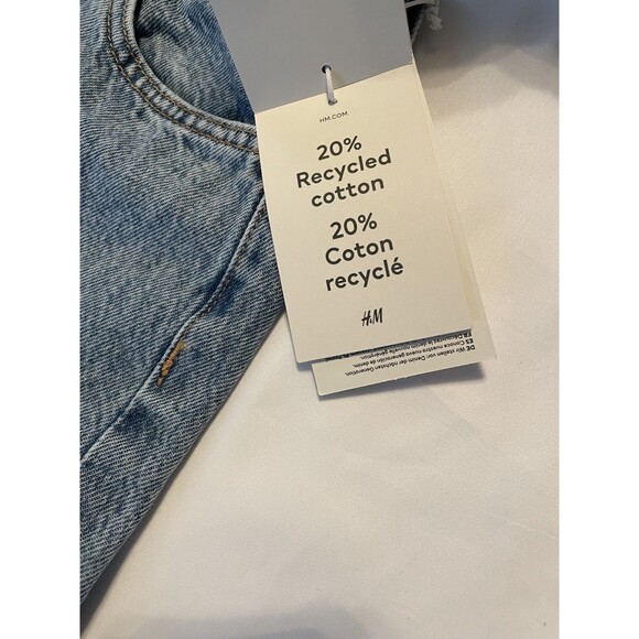 NWT H&M Ultra High Rrise Wide Leg Jeans Size 0 - Picture 11 of 16